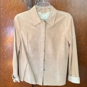 Suede washable shirt/jacket  size M